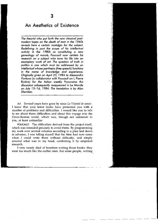 picture Work Spreadsheet 8304 | Ct Foucault Aesthetics Of Existence 01  1 | Filsafat